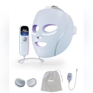 Shark™ CryoGlow™ Red Blue & Infrared iQLED Face Mask & Under Eye Cooling